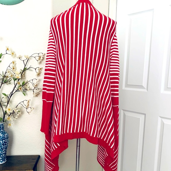 RENDITION Open Front Cascading Cardigan - Picture 6 of 12